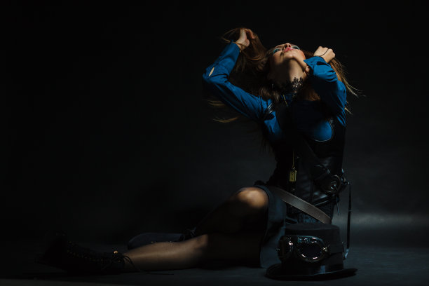 复古的夫人。图片下载