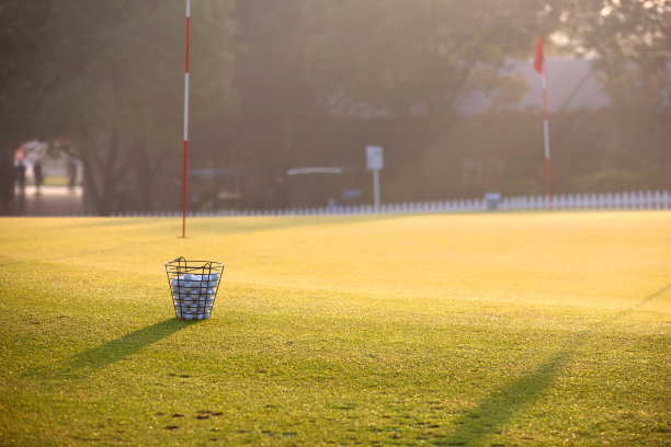 早上高尔夫练习图片下载