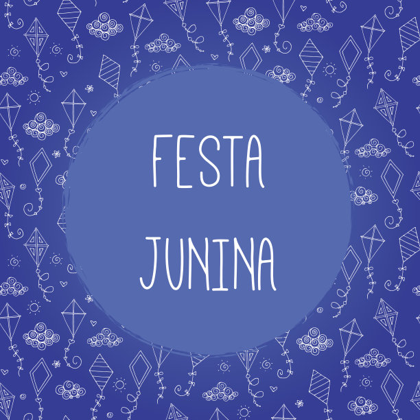 放风筝的节日贺卡图片下载