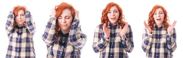 头痛的女人图片下载