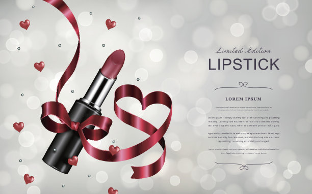 优雅的口红的广告图片下载