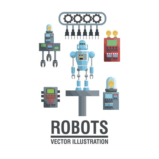 机器人矢量图素材ID：135149050