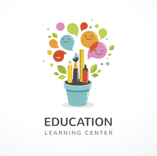 成长的理念-教育，创意和科学概念插图，海报图片下载