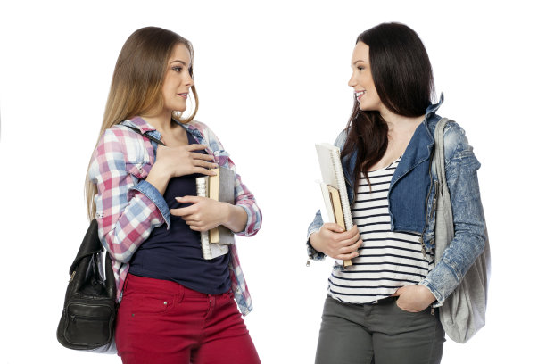 学生快乐女孩图片下载