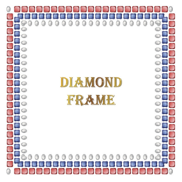 钻石广场框架图片下载