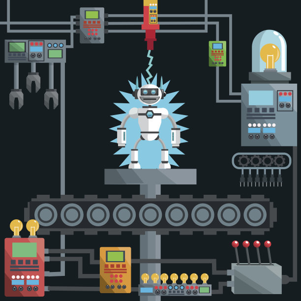 机器人矢量图素材ID：135164398