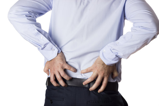 背部疼痛。图片下载