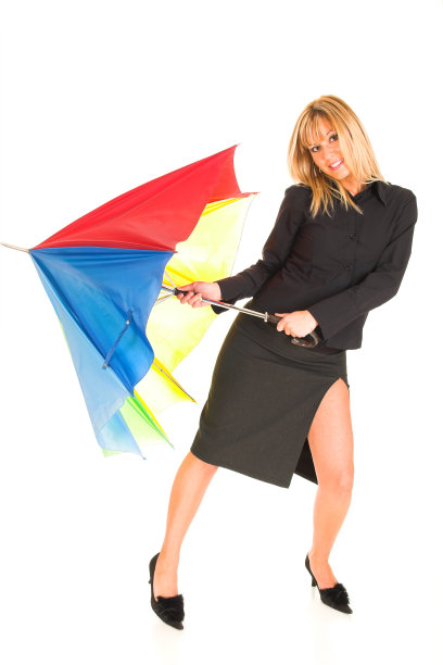 伞的女孩图片下载