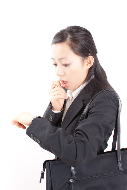 女商人在看时间图片下载