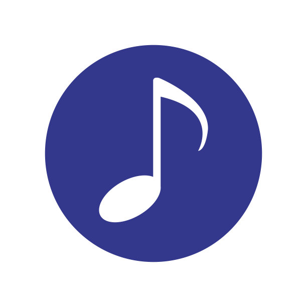 音乐图标孤立向量图片下载