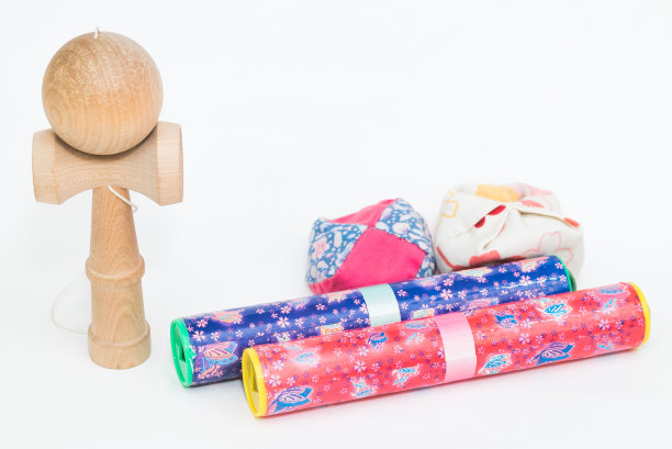 剑玉、大手玉、万花筒、传统日本玩具图片下载