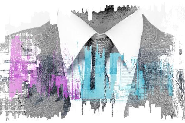 这是现代商业世界不寻常的概念。数码摄影图片下载