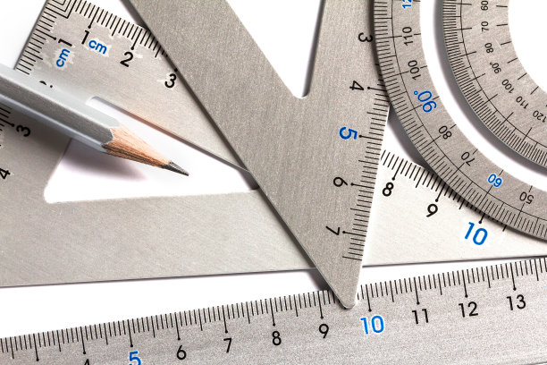 一个精密测量工具的银近部图片下载