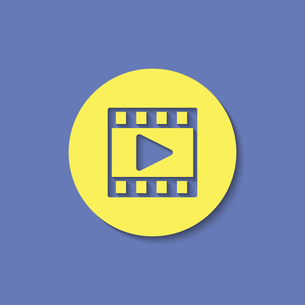 视频电影矢量图标图片下载