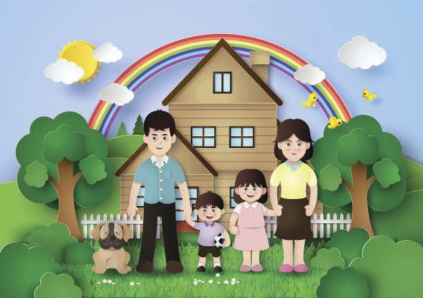 幸福的家庭图片下载