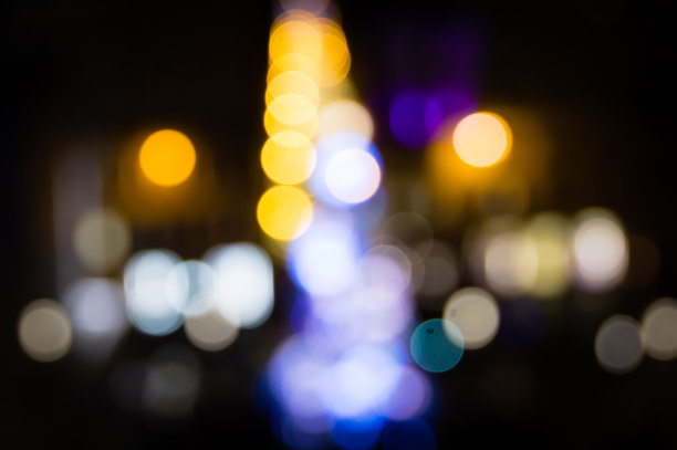 模糊的灯光图片下载