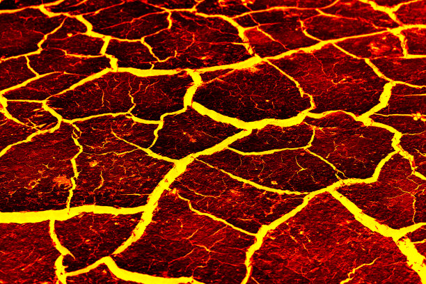 熔岩的表面。背景图片下载