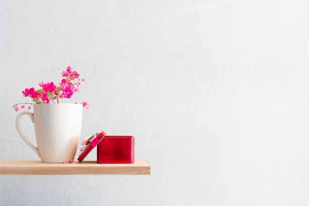 一对情侣海豚和白杯子咖啡。图片下载