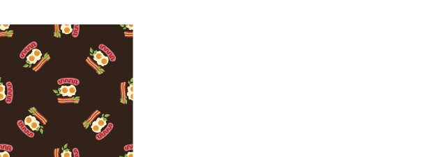 搭配煎蛋，香草，香肠和培根。图片下载