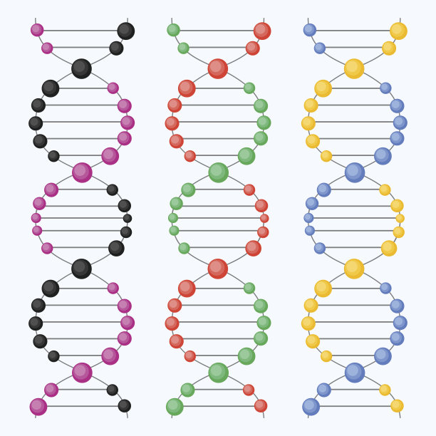 摘要DNA的背景。矢量插图。优美的螺旋结构图片下载