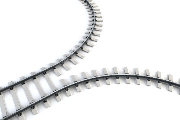 发散的铁路图片下载