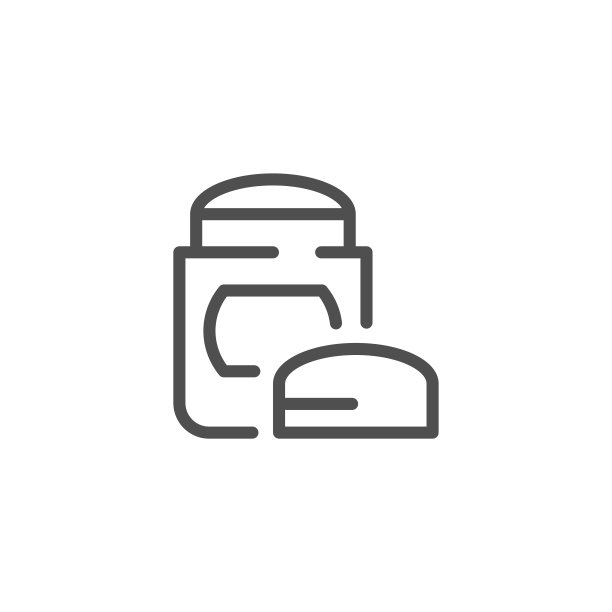 干性止汗剂线条图标图片下载