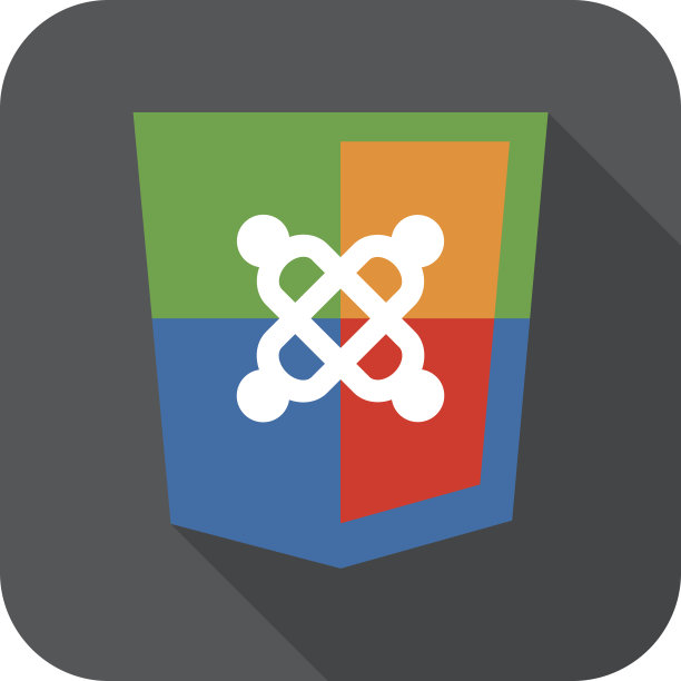 矢量插图web开发盾牌符号内容系统图片下载