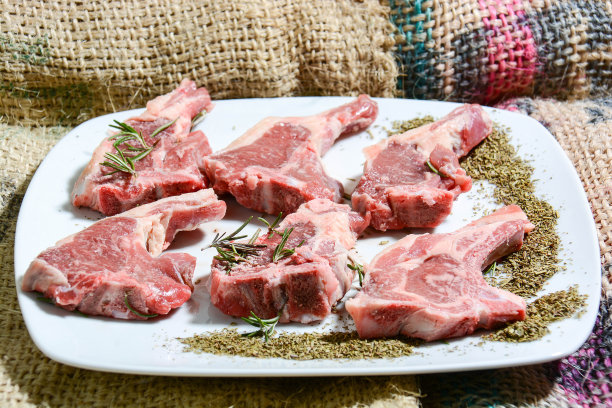 意大利羊排素材图片