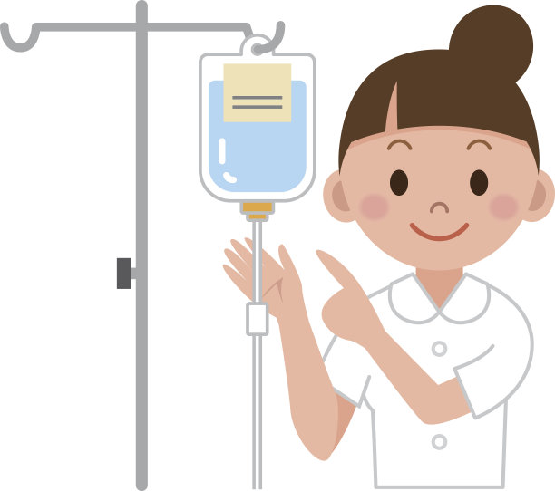 护士准备静脉点滴素材图片