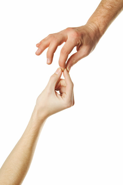 温柔的接触图片下载