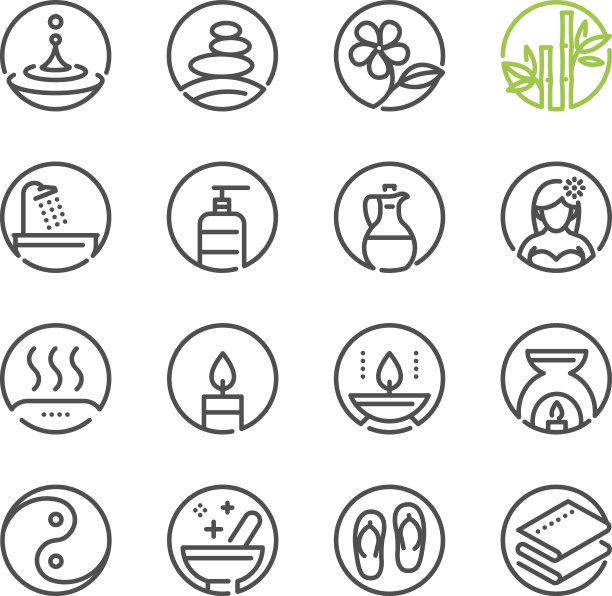 水疗中心图标图片下载