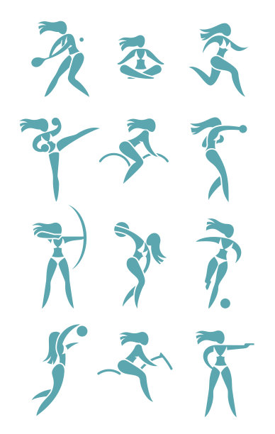 妇女运动的迹象图片下载