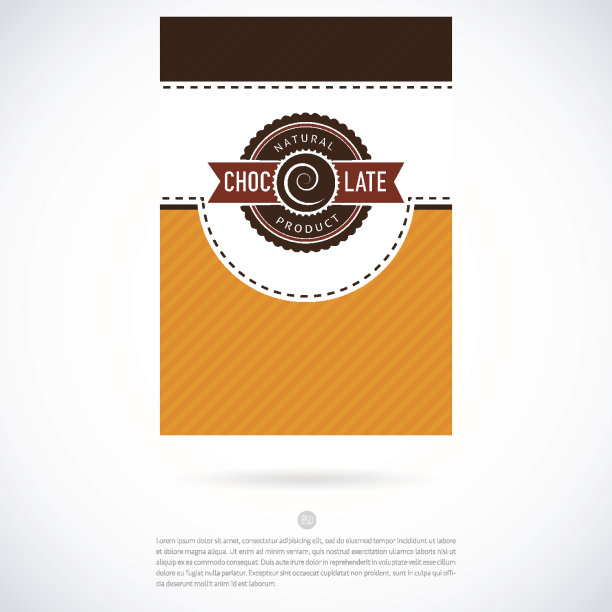 巧克力标签图片下载