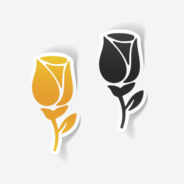 现实主义设计元素:玫瑰图片下载