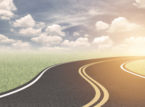 道路与自然的抽象背景图片下载