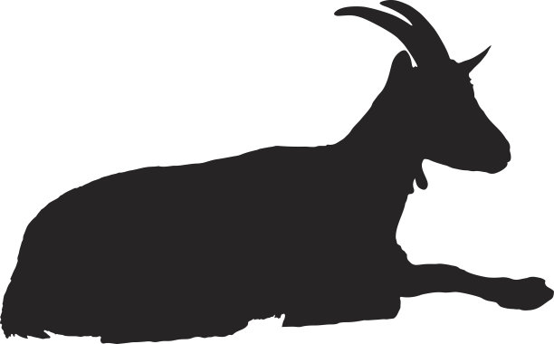 山羊轮廓图片下载