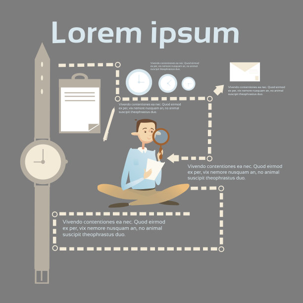 商人阅读文件学生研究摘要背景图片下载