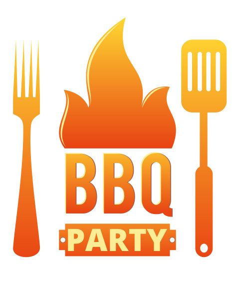 烧烤派对宣传单设计图片下载