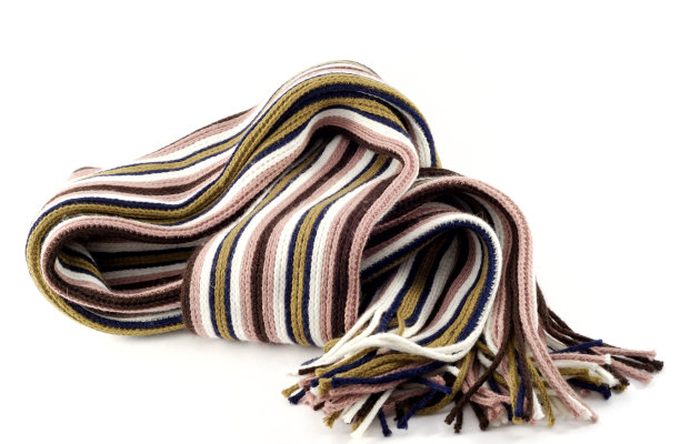 条纹围巾图片下载