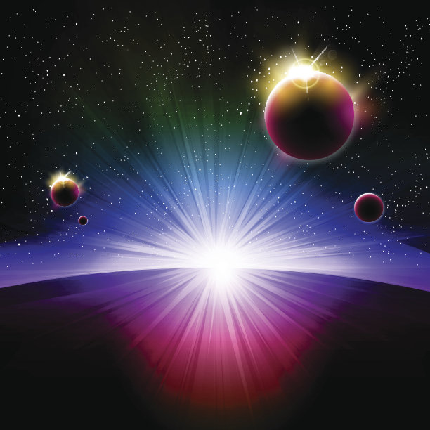 天文学天空行星日出素材图片