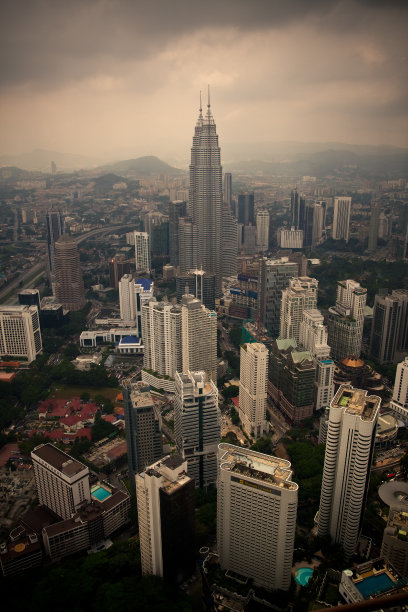 从电视塔上看吉隆坡图片下载