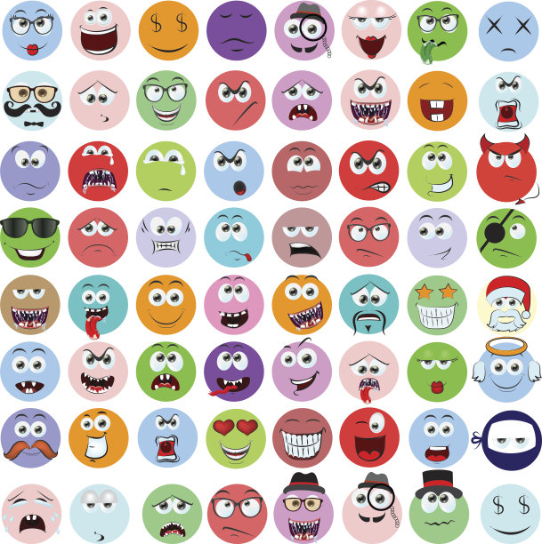 面部图标图片下载