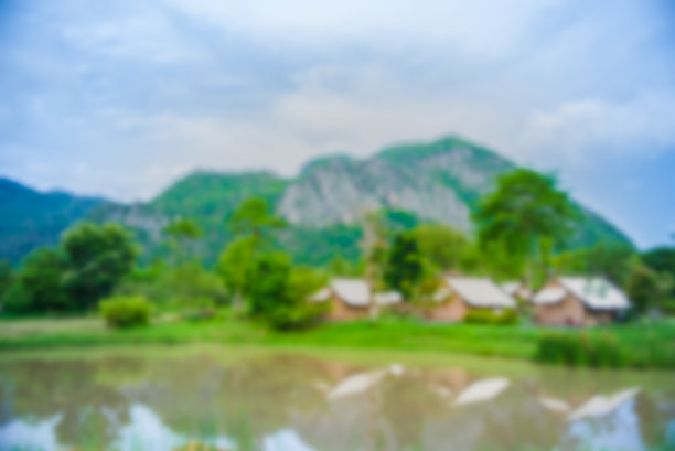 模糊的露营帐篷的背景图片下载