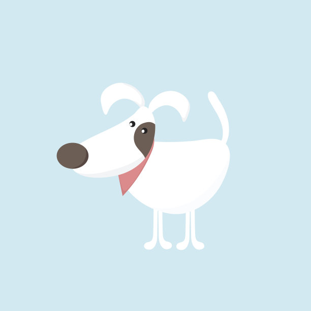 可爱的小狗。图片下载