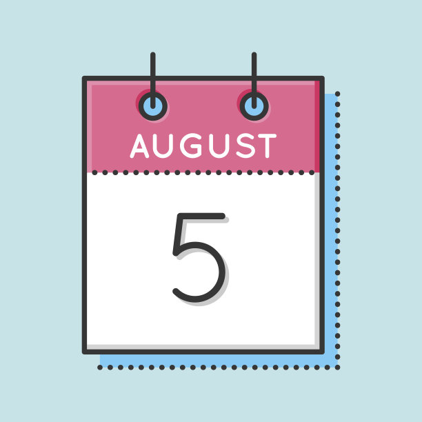 向量的日历图标图片下载