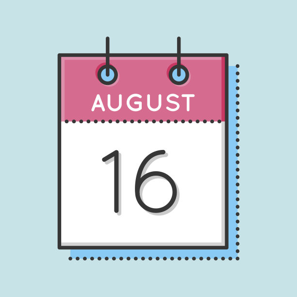 向量的日历图标图片下载