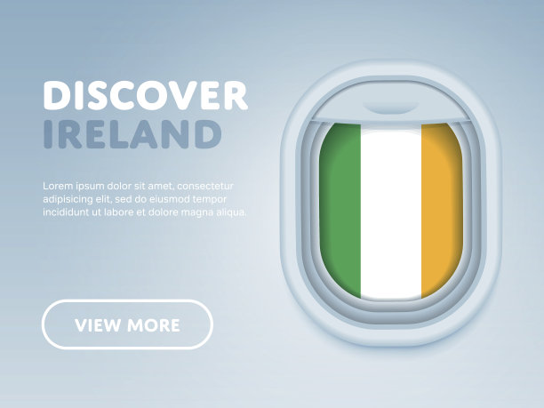 乘飞机旅行。平面矢量设计横幅。图片下载