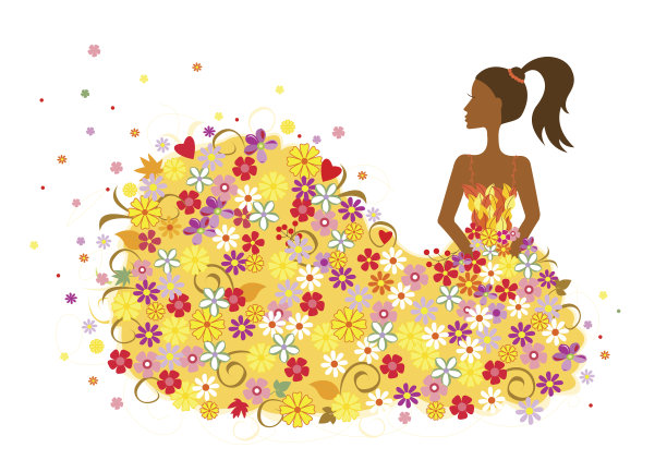 四季的秋姑娘图片下载