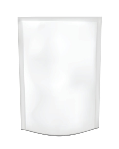 白色空塑料包装。空白铝箔袋的食品图片下载