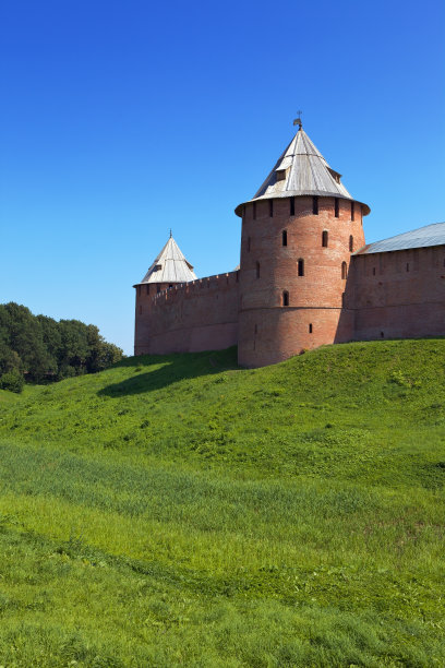 砖砌城堡塔图片下载